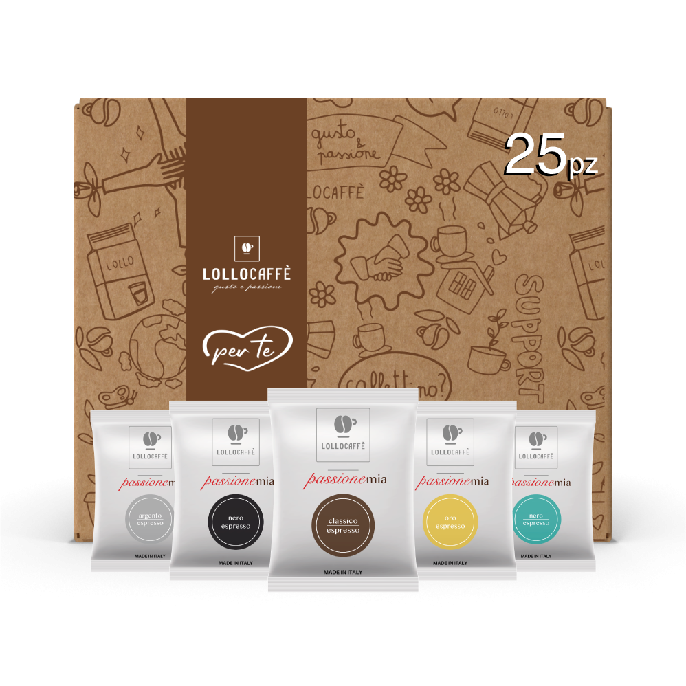 Box Degustazione Capsule Compatibili Modo Mio* Lollo Caffè 25