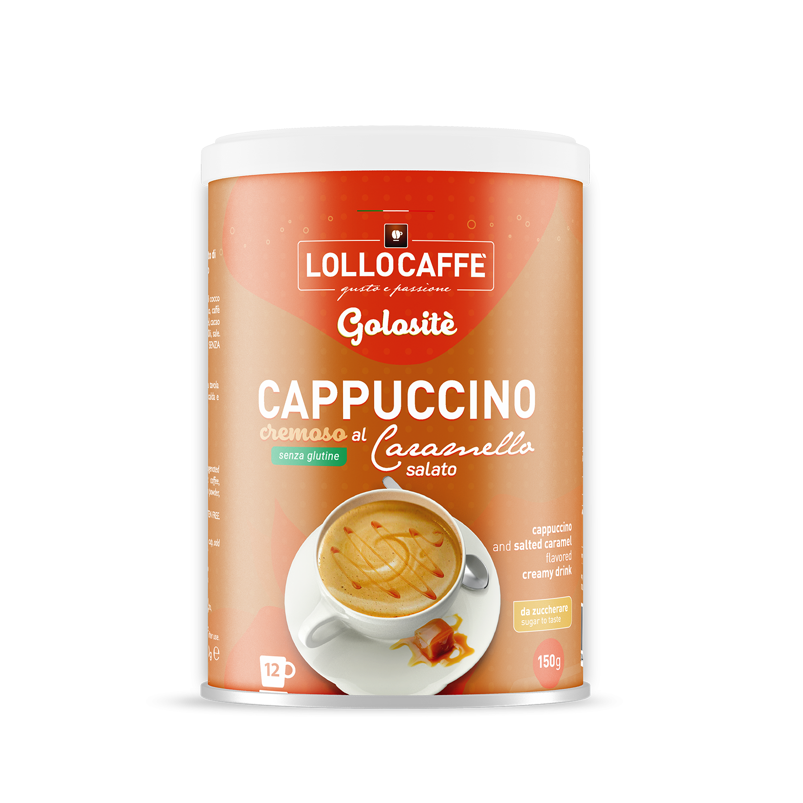 Cappuccino cremoso al caramello salato