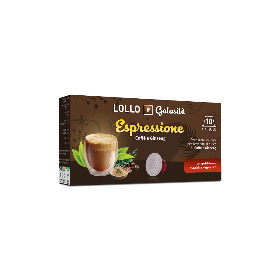 Lollo Box Golositè Nespresso Espressione 10 - Bevande Solubili Golositè
