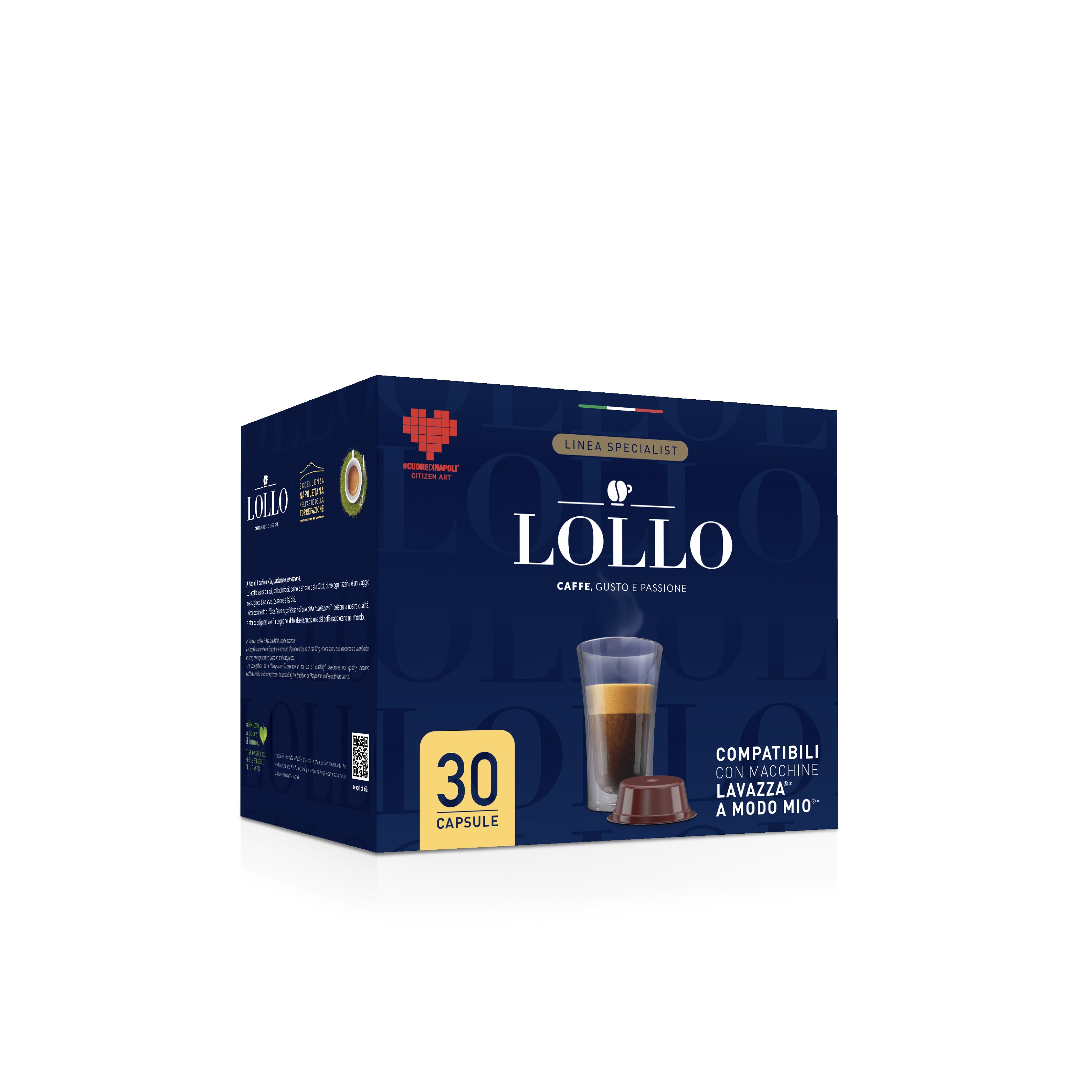 Lollo Box Capsule PassioneMito* Miscela Nera 30