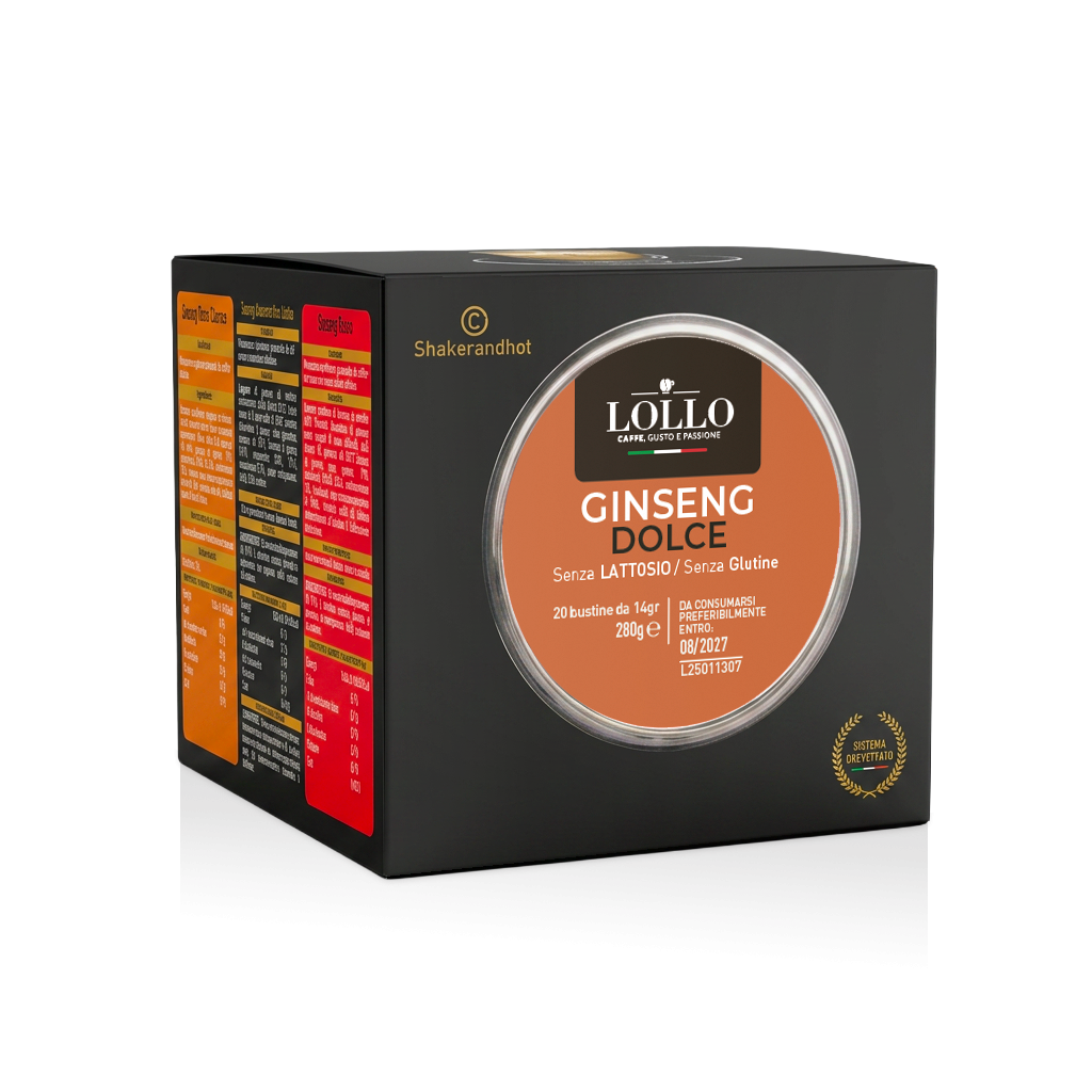 20 bustine di Ginseng Dolce per Lollo Shaker