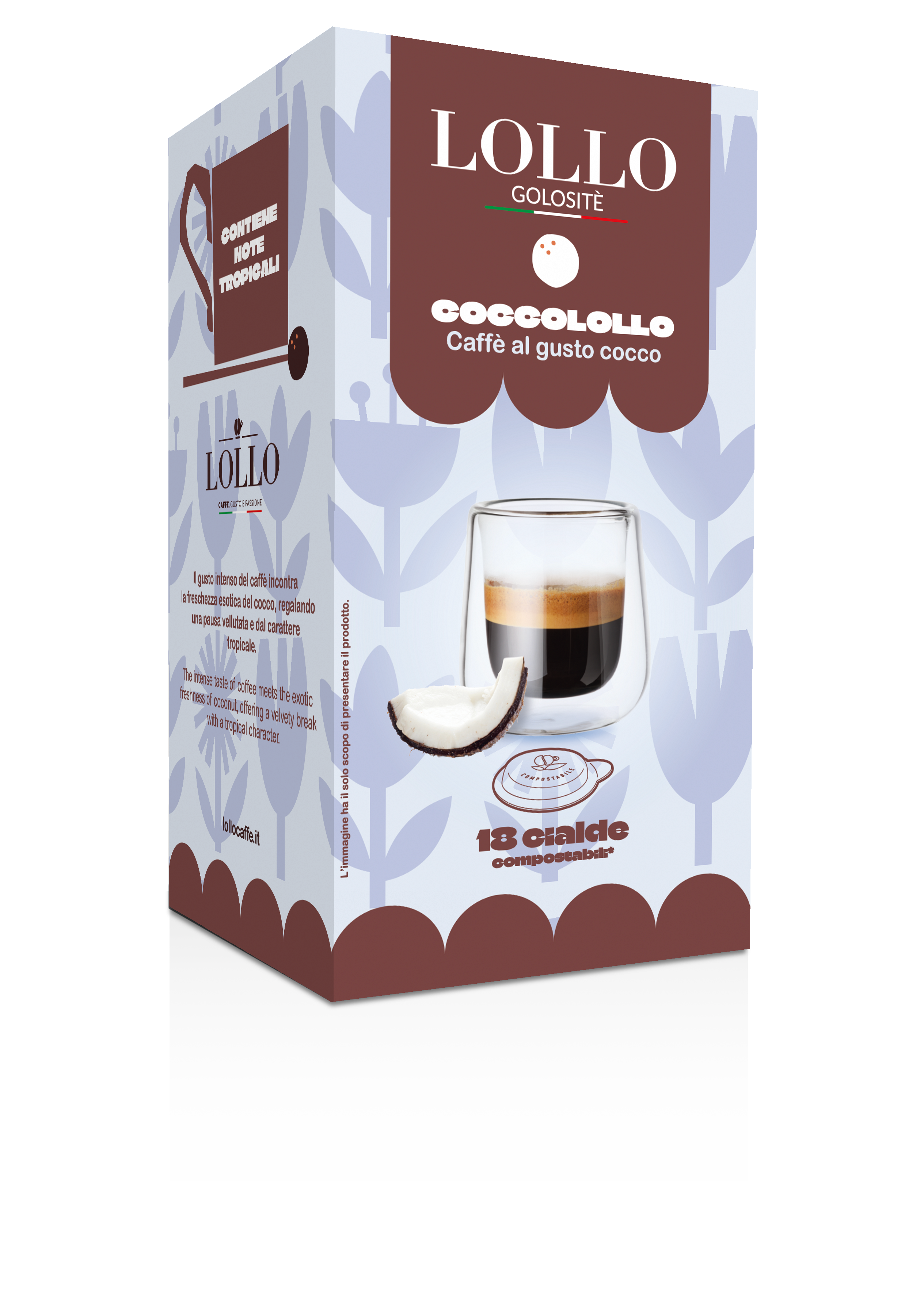 Golositè Cialda Coccolollo - Caffè al gusto di cocco 18pz