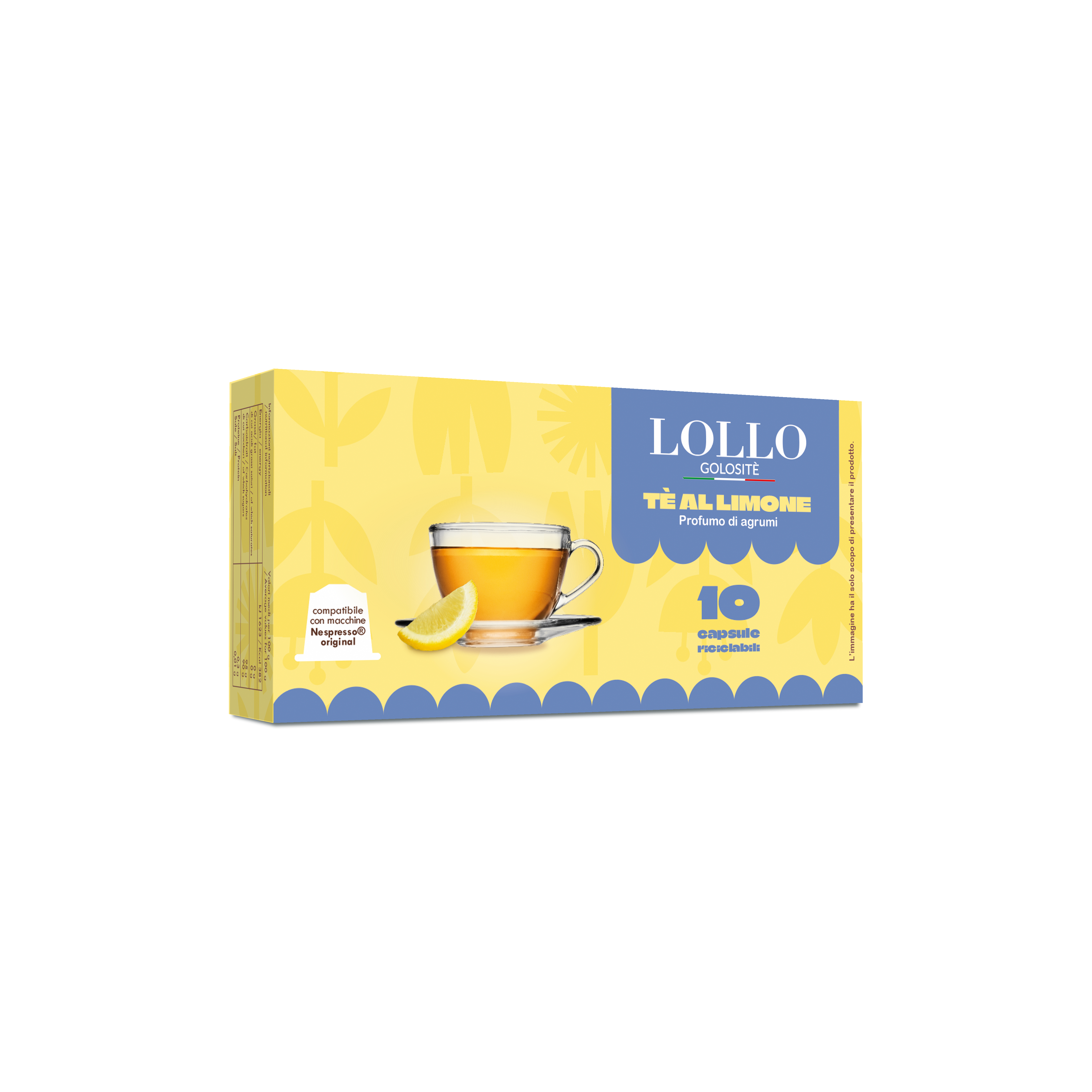Golositè Nespresso* Tè al Limone - Profumo di agrumi 10pz