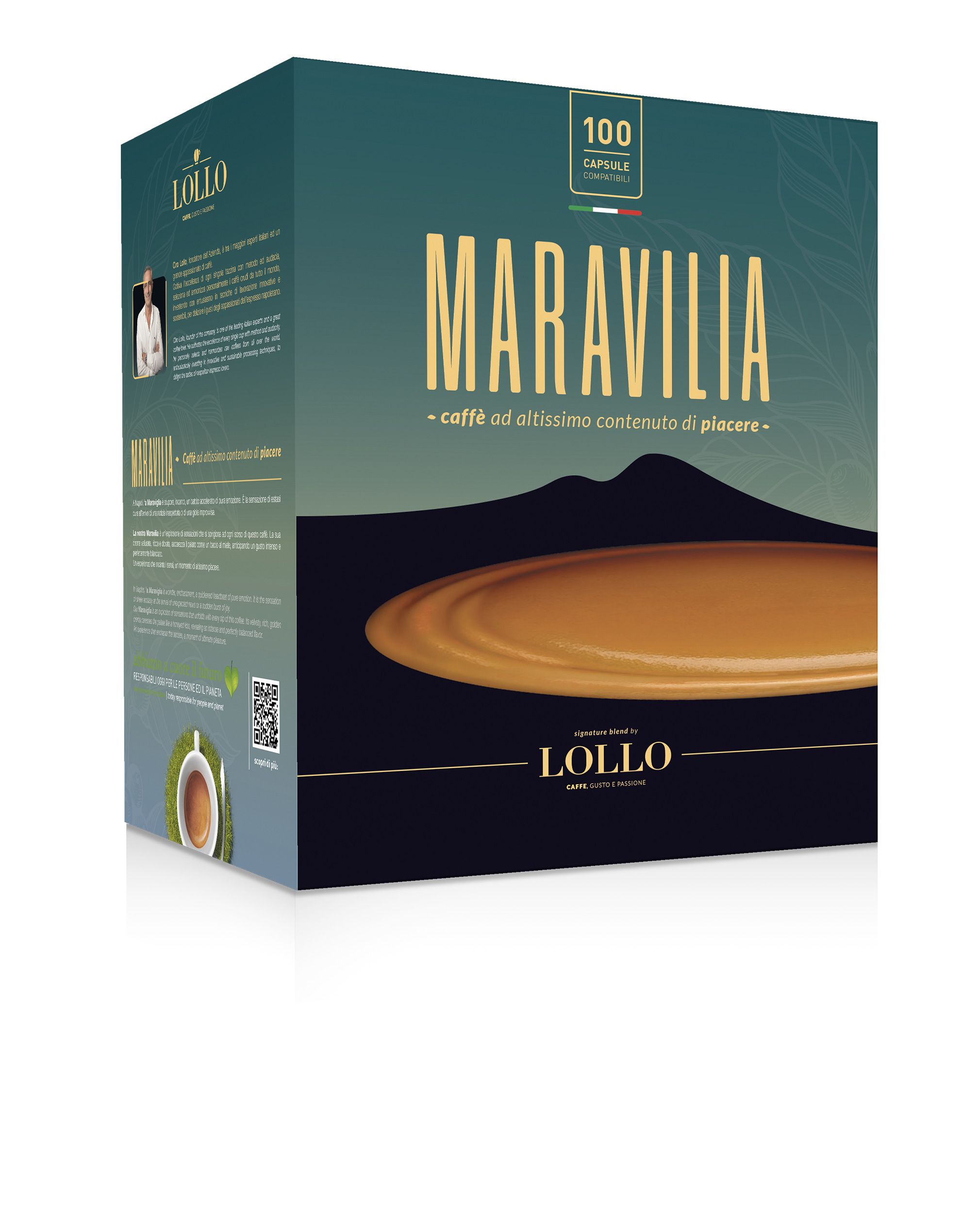 Lollo Capsule Maravilia compatibili Nespresso* 100