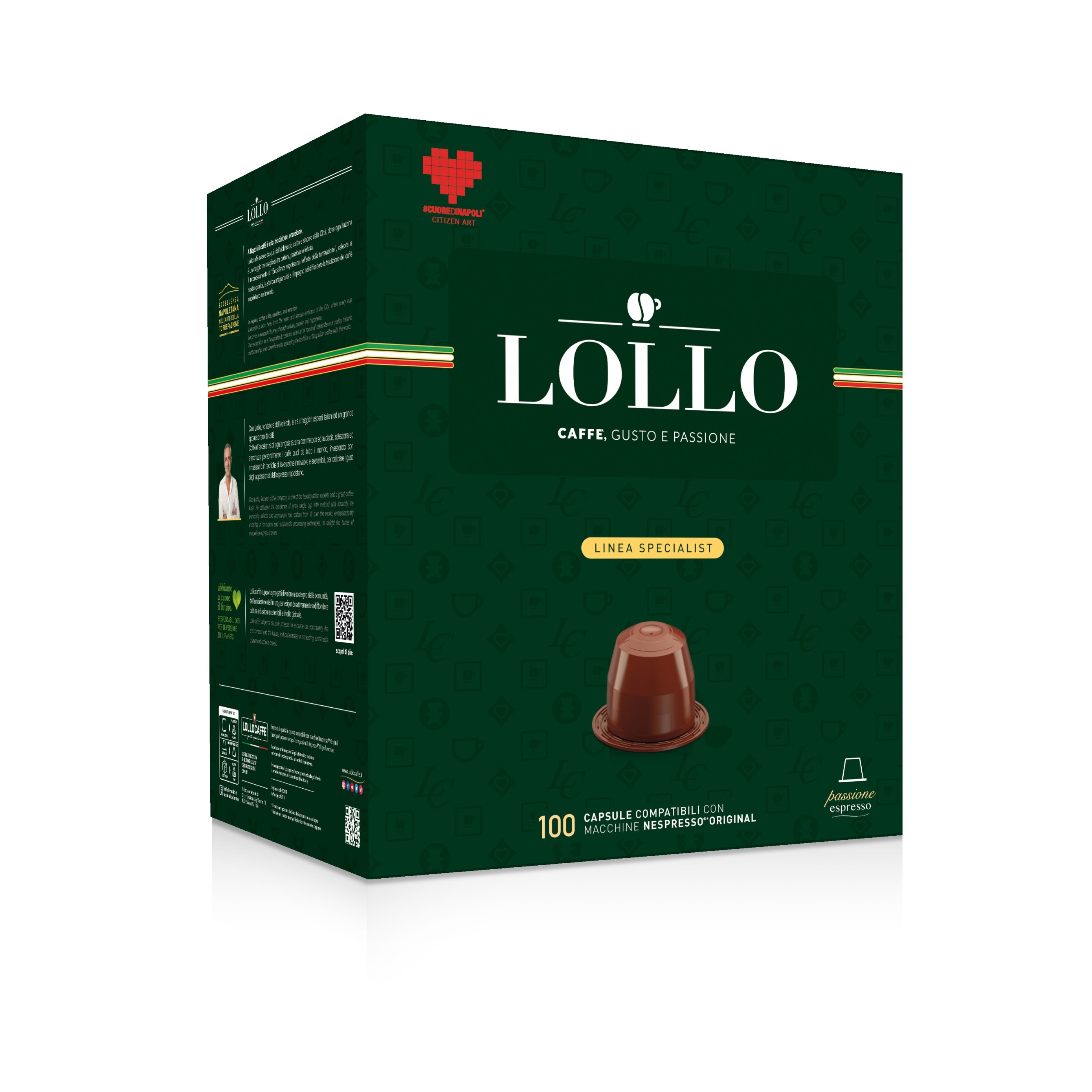 Lollo Box Capsule PassioNespresso Miscela Classica 600