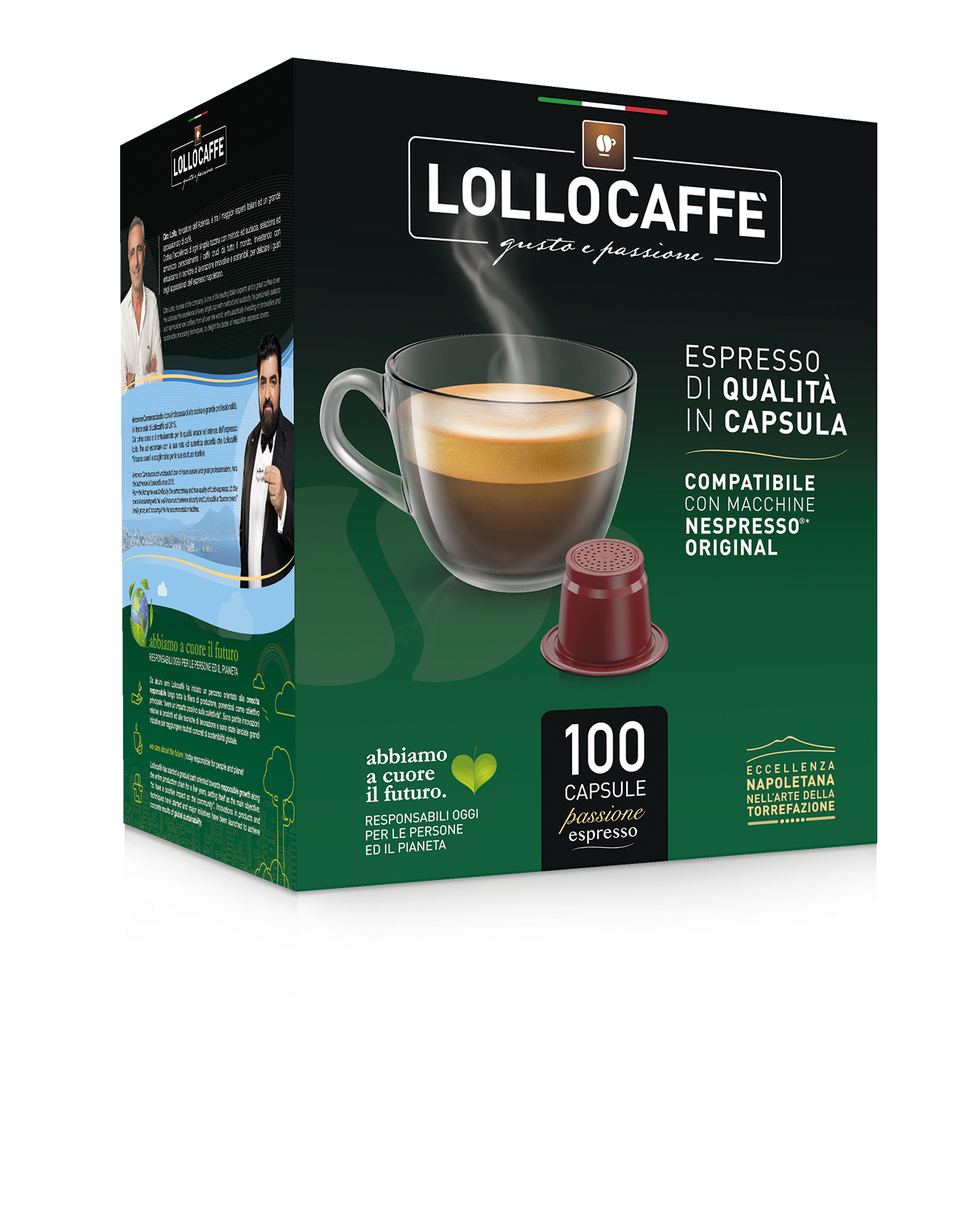 Lollo Box Capsule PassioNespresso Miscela Argento 200