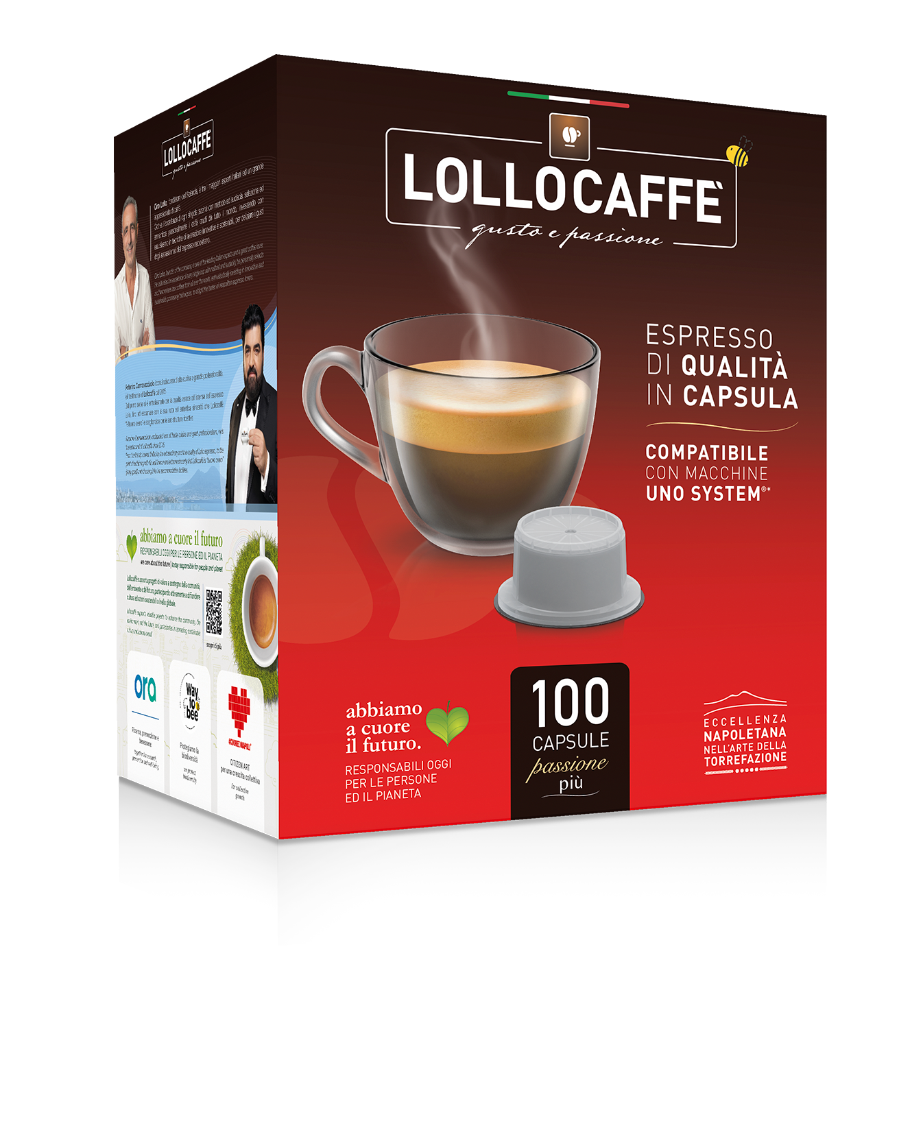 Lollo Box Capsule PassionePiù Miscela Dek 300