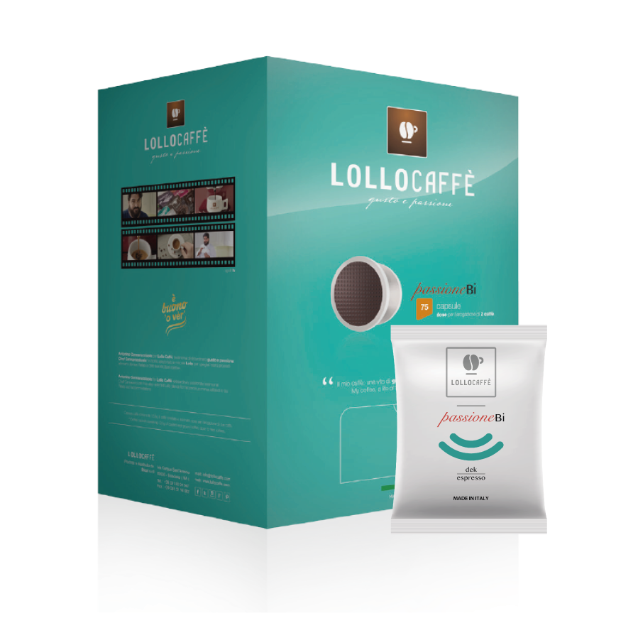 Lollo Box Capsule Compatibili Lavazza Bidose Miscela Dek 75